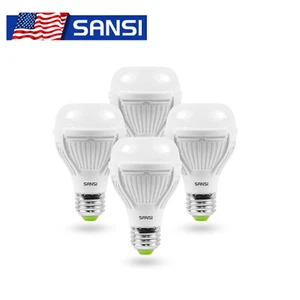 SANSI 13W=100W LED Light Bulbs 1600 lm 5000K Daylight White Light Bulb 4Pack - Picture 1 of 12