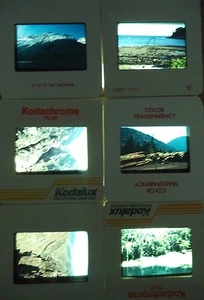 6 Original Vintage 35mm Kodak Photo Color Slide Nature Kodachrome Transparency - Picture 1 of 10