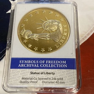 STATUE OF LIBERTY ARCHIVAL EDITION COMMEMORATIVE COIN 980 - Picture 1 of 5