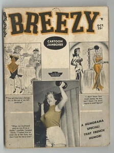 Breezy #10 Cartoon Comics Diane Wagner Carol Blake 1955 Magazine Humorama M32576 - Picture 1 of 2