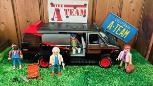 Greenlight 86515 The A-Team 1983 GMC Vandura Diecast Car Coche Juguete - Negro/