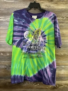 Disney Hollywood Tower Of Terror T-Shirt Men Large Inhale And Scream Tie Dye - Bild 1 von 6