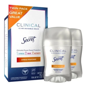 Clinical Strength Antitranspirant Deodorant für Frauen, Stressreaktion, 3X Str... - Bild 1 von 8