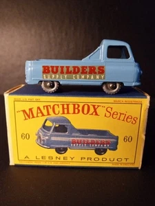 Matchbox #60A Morris J2 Pickup 1958 RARE KT SPW In Original D2 Box - Picture 1 of 18