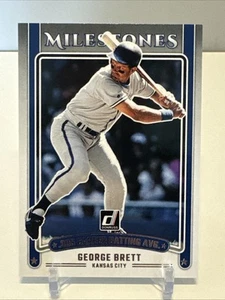 2025 Panini Donruss Baseball Milestones #3 - George Brett - Picture 1 of 2