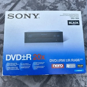 Sony DRU-190A DVD+R 20X DVD/RW/R/CD Unidad Regrabable con Instrucciones NUEVO - Imagen 1 de 6