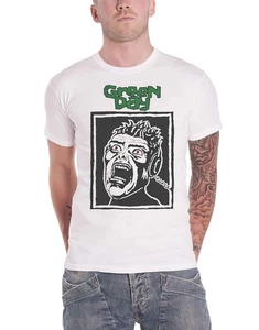 Green Day T Shirt Scream Band Logo Kerplunk new Official Mens White - Picture 1 of 4