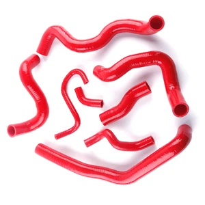 For 2006 - 2013 Mini Cooper S R56 1.6T Silicone Radiator Coolant Heater Hose 8pc - Picture 1 of 19