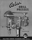 Manuel d'instructions pour les presses perceuses convient 1949 Atlas