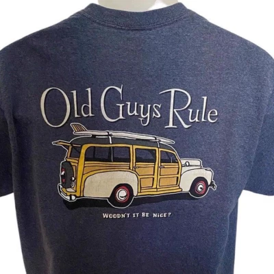 OLD BOYS RULE "Woodn't It Be Nice" Woodie Car Camiseta Hombres M Mediana Foto 1 de 4