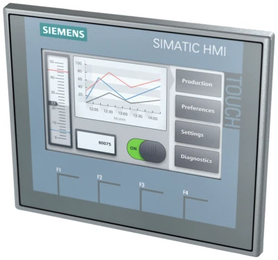 SIEMENS 6AV2123-2DB03-0AX0 - SIMATIC HMI, KTP400 Basic Panel 4", New-Vat-Inv.