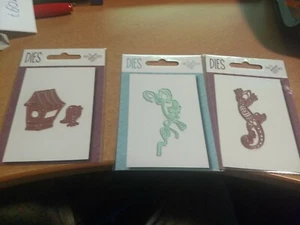 3X CUTTING DIE FOR SCRAPBOOKING/CIRCA 3X2.5 INCH  NEW (J883) - Picture 1 of 1