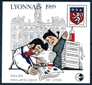 Briefmarke Frankreich Block CNEP 10 ** LYONNAIS 1989 - Bild 1 von 1