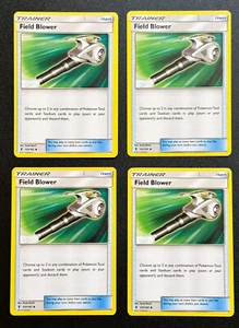 Juego de cartas coleccionables Pokémon: Field Blower-S&M-Guardians Rising 125/145 poco común (X4) casi nuevo - Imagen 1 de 2