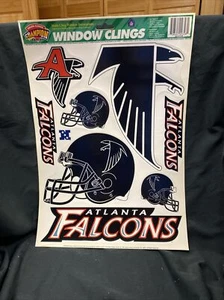 VTG Color Clings Champion Series Atlanta Falcons Window Clings - Picture 1 of 7