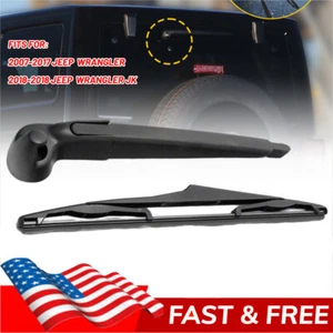 Rear Windshield Wiper Arm & Blade fits 07-17 Jeep Wrangler & 18 Jeep Wrangler JK - Picture 1 of 10