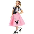 Poodle Dress Kids 1950S Costume Halloween Fancy Dress