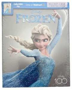 Frozen (Blu-ray/DVD 2023) NEW Disney 100 Coll Edition Pin Collectible - Picture 1 of 5
