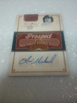 Levi Michael Twins 2011 Playoff Prime Cuts Prospect Auto #LM 79/299 - Image 1 of 4