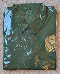 Vintage Jagermeister Button Down Short Sleeve Shirt XL - Picture 1 of 3
