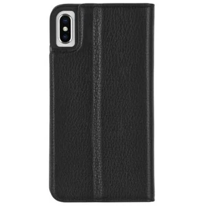 Case-Mate Wallet Folio GENUINLeather Wallet Case for Apple iPhone XS Max - Black - Picture 1 of 5