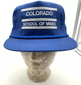 VTG Colorado School of Mines Orediggers Rope Adjustable Hat Made In USA - Picture 1 of 10