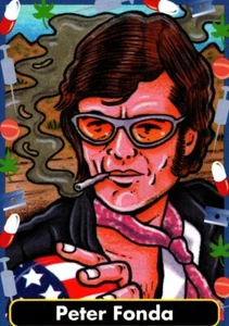 Tarjeta coleccionable #3 Peter Fonda, Famous Dope Fiends - Imagen 1 de 3
