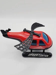 Spiderman Spider Copter 1980 Buddy L Marvel Comics Helicopter Steel/ Plastic C2 - Picture 1 of 4