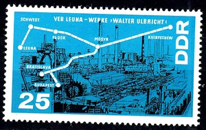 1228 RDA RDA año 1966 industria química industria Veb Leuna fábrica - Imagen 1 de 1