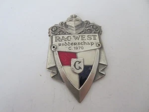 1970 Regionale Automobielsport West Ridderschap European Car Club Rally Badge - Picture 1 of 4