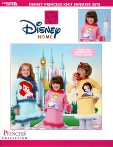 Leisure Arts 3563 DISNEY HOME PRINZESSIN STRICKPULLOVER SETS Arielle Musterheft - Bild 1 von 4