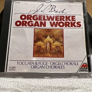 BACH: ORGELWERKE / ORGAN WORKS MASTER CD 1987 Delta Music RARE - Picture 1 of 5