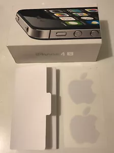 Apple iPhone 4s Empty Box with Logo Stickers Collectible - Picture 1 of 6