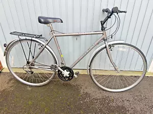 Vintage Retro Men's Grey Raleigh Classic Pioneer Hybrid Bike - Picture 1 of 8