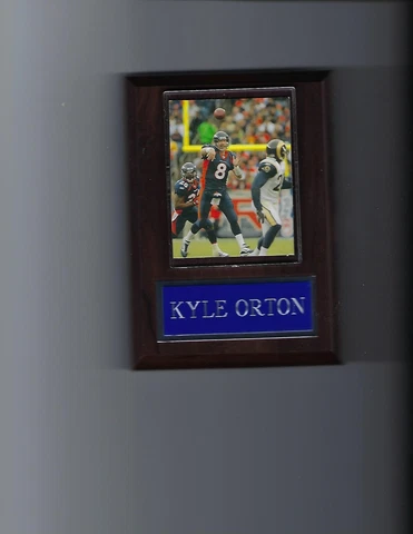 KYLE ORTON PLAQUE DENVER BRONCOS FOOTBALL NFL Cover