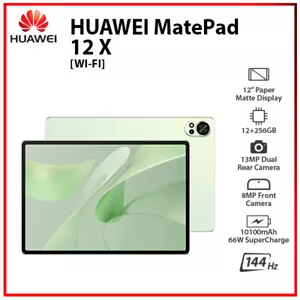 (Wi-Fi) HUAWEI MatePad 12 X 12GB+256GB GREEN Octa Core HarmonyOS PC Tablet - Picture 1 of 7