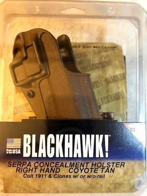 BLACKHAWK! Funda de ocultación 410500CT-R Serpa CQC (mano derecha) - coyote mate Foto 1 de 2