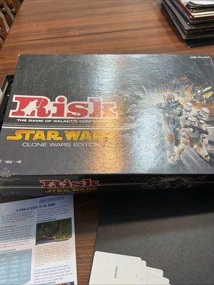 RISK Star Wars Clone Wars Edition 2005 Board Game Great Condition Complete!  - Image 1 of 4
