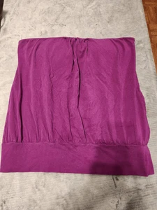 Victoria's Secret VS Bra Tops size XL Strapless Purple Shirt - Picture 1 of 4