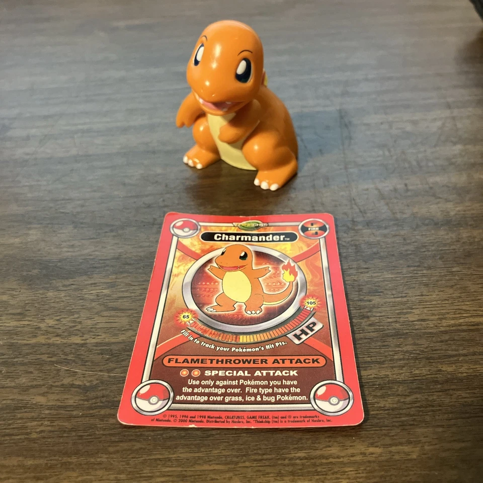 Hasbro Innovision ThinkChip Pokemon Battle Stadium Figura Charmander con tarjeta Foto 1 de 4