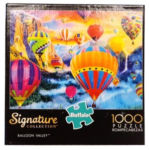 Buffalo Games Signature Collection Hot Air Balloon Valley 1000 Pc Jigsaw Puzzle - Picture 1 of 1
