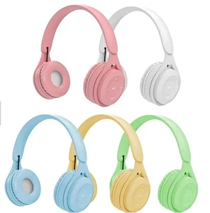 Kinder Kinder Kopfhörer Kabellos Bluetooth Headset On Ear Ohrhörer Faltbar - Bild 1 von 6