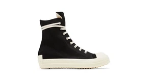 Talla 6 - Rick Owens DRKSHDW Hollywood High Sneaks 'Black Milk' 39497 - Imagen 1 de 5