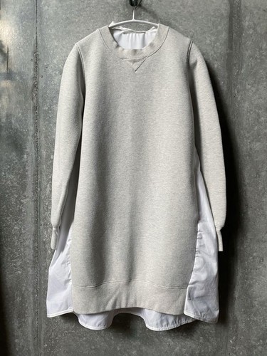 Sacai Lucky Felpa Docking Vestito Camicia