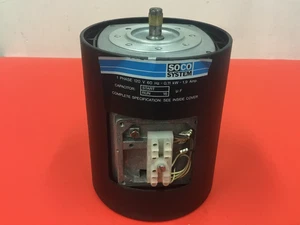 SOCO SYSTEM - 1 Phase - 120 V. MOTOR - Picture 1 of 4