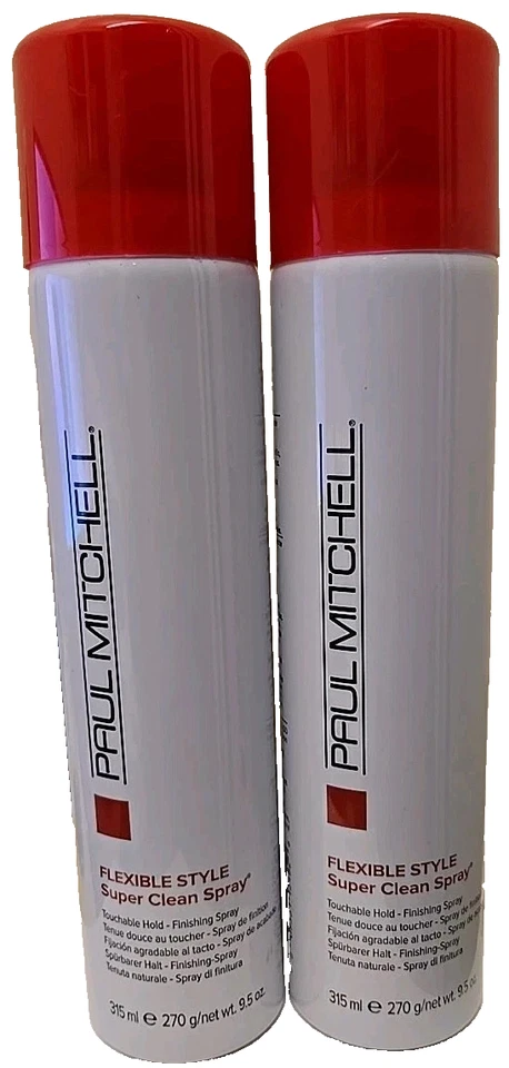Paul Mitchell Flexible Style Super Clean Spray 9,5 OZ paquetes de 2 Foto 1 de 1