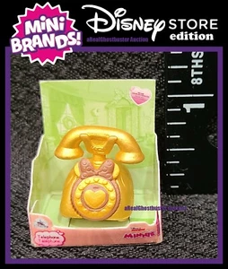 ¡Mini marcas Zuru! Teléfono Minnie Mouse dorado edición de tienda Disney ""Ultra raro"" #004 - Imagen 1 de 3