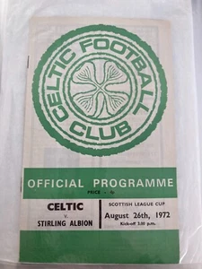 Celtic v Stirling Albion 26. August 1972 - Bild 1 von 1