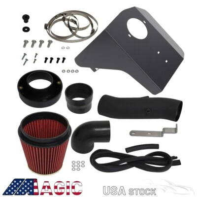 Protector térmico + Kit de admisión de aire frío + Filtro para Chevy Camaro LS LT 3,6 L V6 12-15 Foto 1 de 4