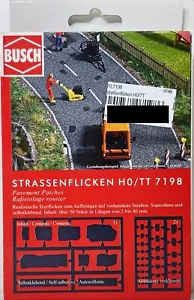 Busch H0 7198 kit toppe stradali NUOVO & IMBALLO ORIGINALE - Foto 1 di 2